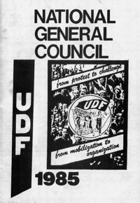 United Democratic Front National General Council, 1985
