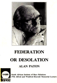 Federation or desolution
