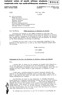
Circular from John Daniels, SRC Vice-President
