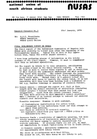 Final Schlebusch report on NUSAS