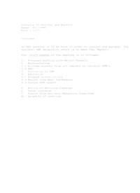 Circular from Valli Moosa to All Regions and Sectors 
