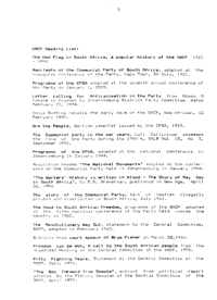 SACP reading list