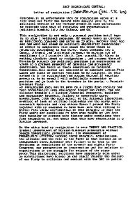 Circular to all SACP regions