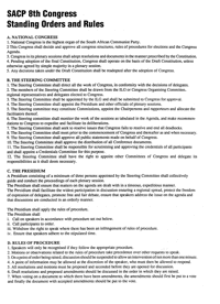 SACP 8th Congress: Standing orders and rules of the Congress