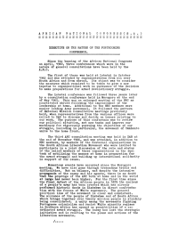 African National Congress (S.A.): Directive on the nature of the forthcoming conference
