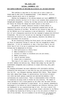 
Fact Paper on Employer and Employee Relationships and Low Wage Structure Presented at the Black Sash National Conference 1972

