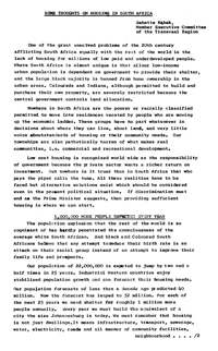 
Some thoughts on housing in South Africa: Paper presented at the Black Sash National Conference 1975
