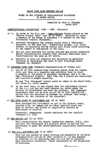 
Notes on the History of Parliamentary Franchise in Southern Africa: Fact Paper presented by Western Cape Region at the Black Sash National Conference 1975
