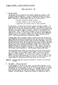 Fifty seven years of NUSAS - Have we learned our lessons?
