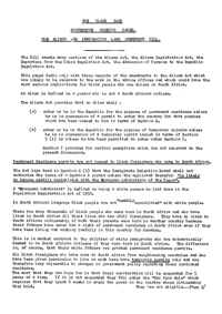 
The Aliens and Immigration Laws Amendment Bill: Paper presented at National Conference 1984
