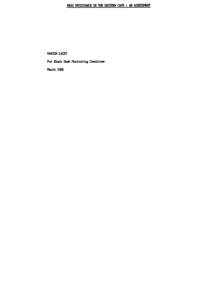 
Mass Resistance in the Eastern Cape: Paper Presented at National Conference 1986
