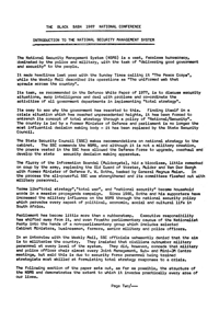 
Introduction to the National Security Management System: Paper Presented at National Conference 1987
