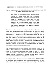
Detentions in and around Grahamstown: Paper Presented at the Black Sash National Conference 1988
