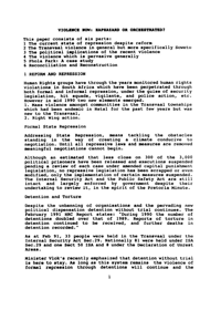 
Violence Now: Haphazard or Orchestrated?: Paper Presented at the Black Sash National Conference 1991
