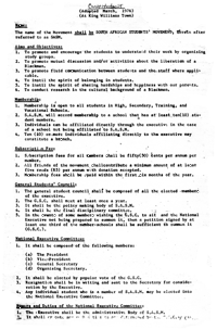 South African Students Movement Constitutio