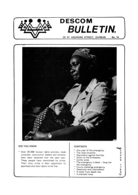 Descom Bulletin No 14