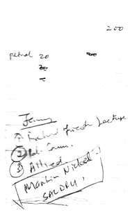 Valli Moosa mini pocket diary number 3