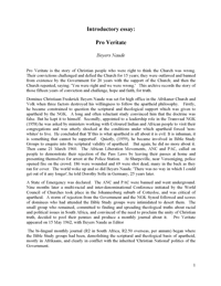 Introductory essay: Pro Veritate