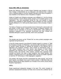 Nusas 1966 -1986: an introduction