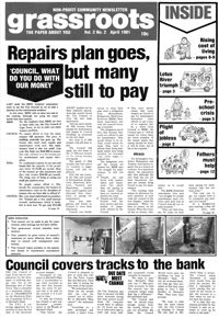 Grassroots Volume 2 Number 2 April 1981