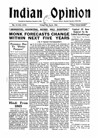 Indian Opinion Vol.58 No.14 Apr 1960