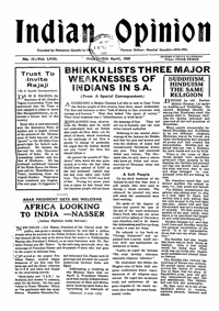 Indian Opinion Vol.58 No.15 Apr 1960