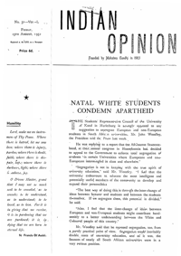 Indian Opinion Vol.50 No.32 Aug 1952