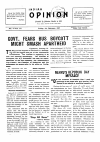 Indian Opinion Vol.55 No.4 Feb 1957