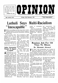 Indian Opinion Vol.57 No.6 Feb 1959