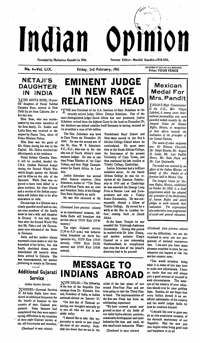 Indian Opinion Vol.59 No.4 Feb 1961