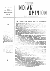 Indian Opinion Vol 51 No 3 January 1953
