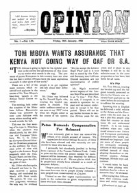 Indian Opinion Vol.56 No.1 Jan 1958