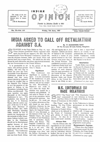 Indian Opinion Vol.55 No.22 Jun 1957