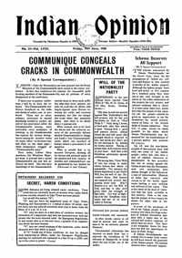Indian Opinion Vol.58 No.23 Jun 1960