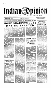 Indian Opinion Vol.59 No.22 Jun 1961