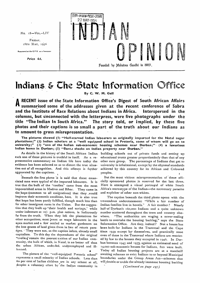 Indian Opinion Vol.54 No.18 May 1956