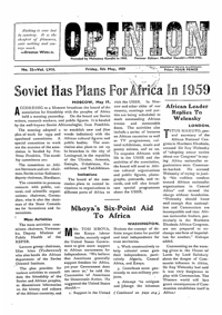 Indian Opinion Vol.57 No.22 May 1959