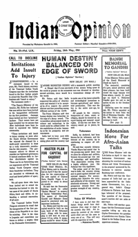 Indian Opinion Vol.59 No.20 May 1961