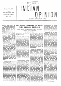 Indian Opinion Vol.52 No.44 Nov 1954