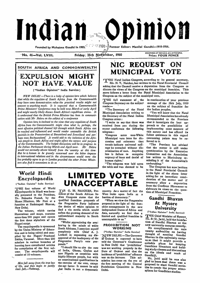 Indian Opinion Vol.58 No.46 Nov 1960