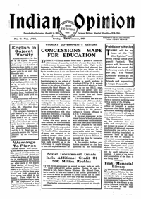 Indian Opinion Vol.58 No.41 Oct 1960