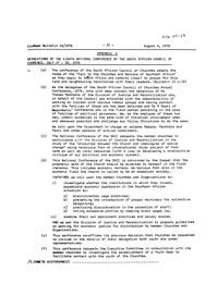 Resolutions of the Eight National Conference of the South African Council of Churches, July 27-29, 1976

