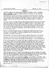 Statement issued by the South African Council of Churches in reply to remarks made in Parliament by Mr. Jimmy Kruger, Minister of Justice, on the 

