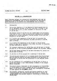 Draft agreement between the Nederduitse Gereformeerde Kerk and the Nederduitse Gereformeerder Kerk in Africa
