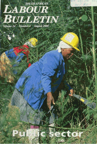 South African Labour Bulletin Volume 24 Number 4 August 2000