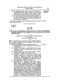 Group Areas Act, Act No 41 of 1950