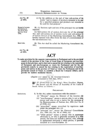 Separate Representation of Voters Act, Act No 46 of 1951
