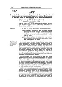 Reservation of Separate Amenities Act, Act No 49 of 1953

