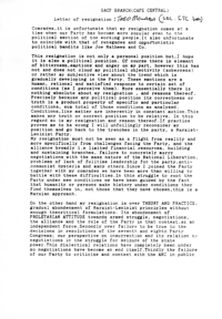 Letter of resignation: Theo Molaba