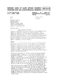 Letter from Duncan Innes to various organisations
